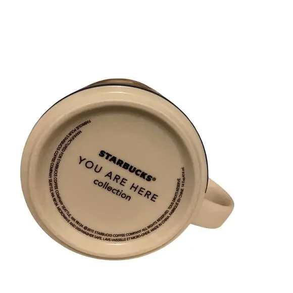 Starbucks coffee mug Detroit you are here collection 2015 14 ounces - Picture 5 of 5